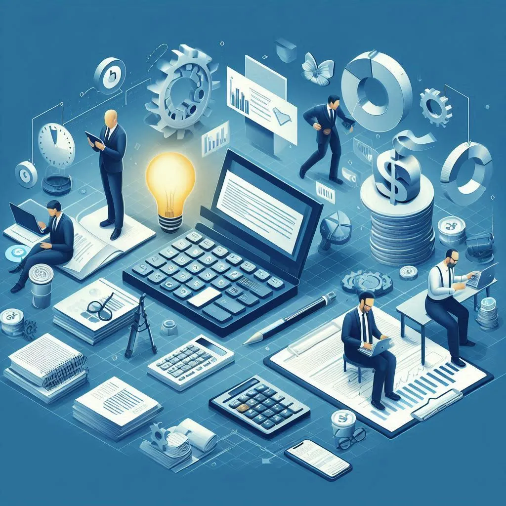 Sales team working effectively